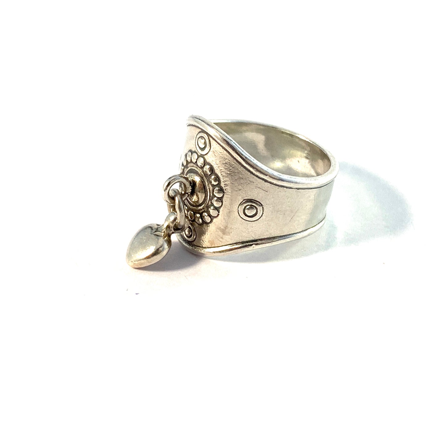 Kalevala Koru, Finland Sterling Silver Heart Ring.