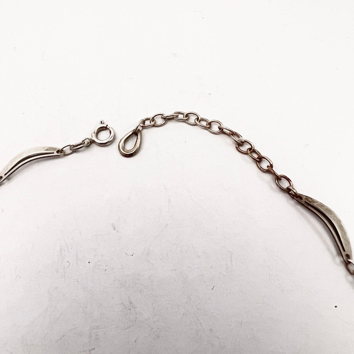 Friedrich Binder, Germany Vintage Mid Century Solid 835 Silver Necklace.