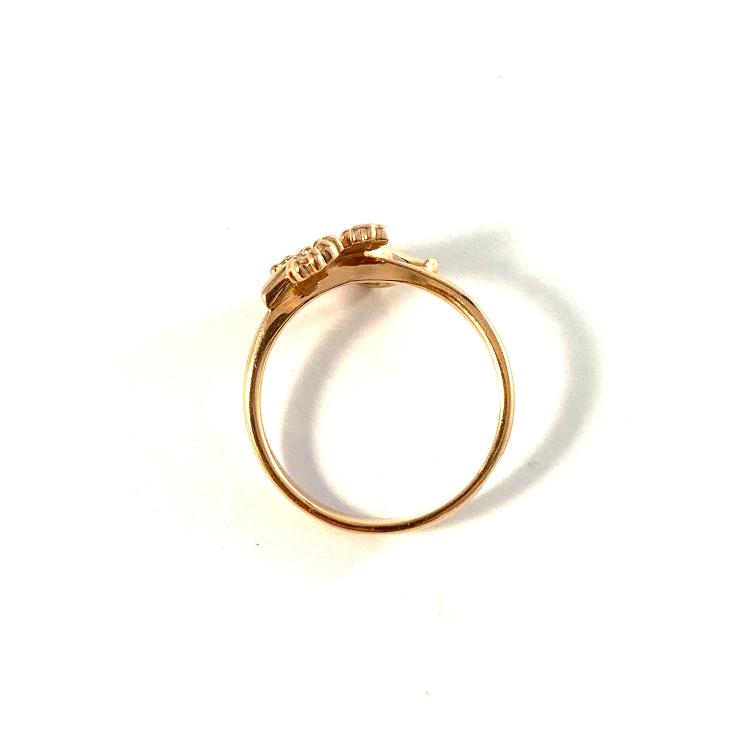 Russia, Soviet Era c 1960s. 14k Gold Ring.