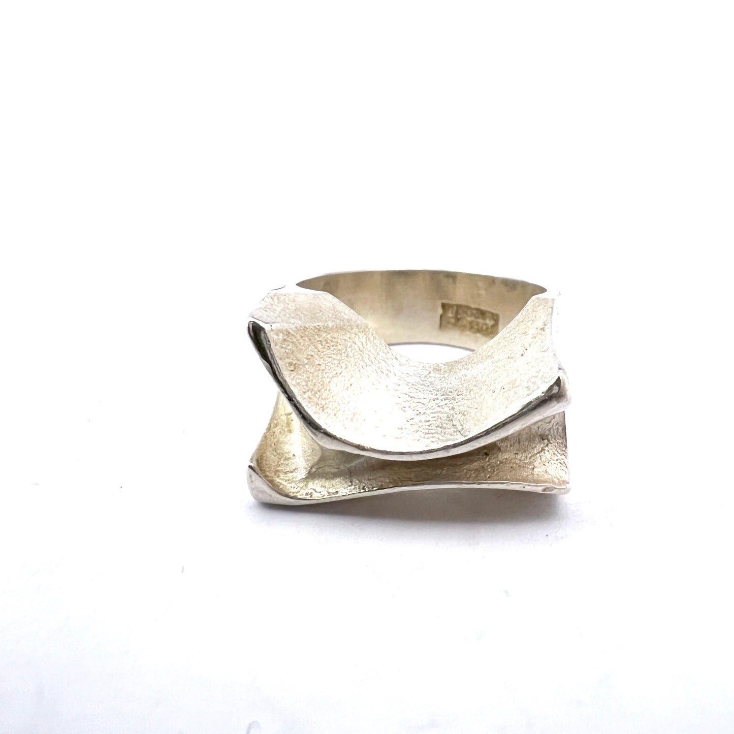 Bjorn Weckstrom, Lapponia, Finland 1974. Sterling Silver Ring. Design: Sirene