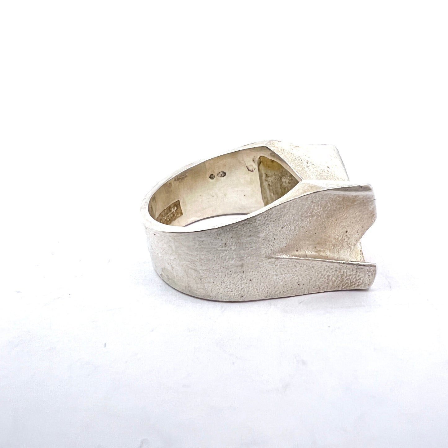 Bjorn Weckstrom, Lapponia, Finland 1974. Sterling Silver Ring. Design: Sirene