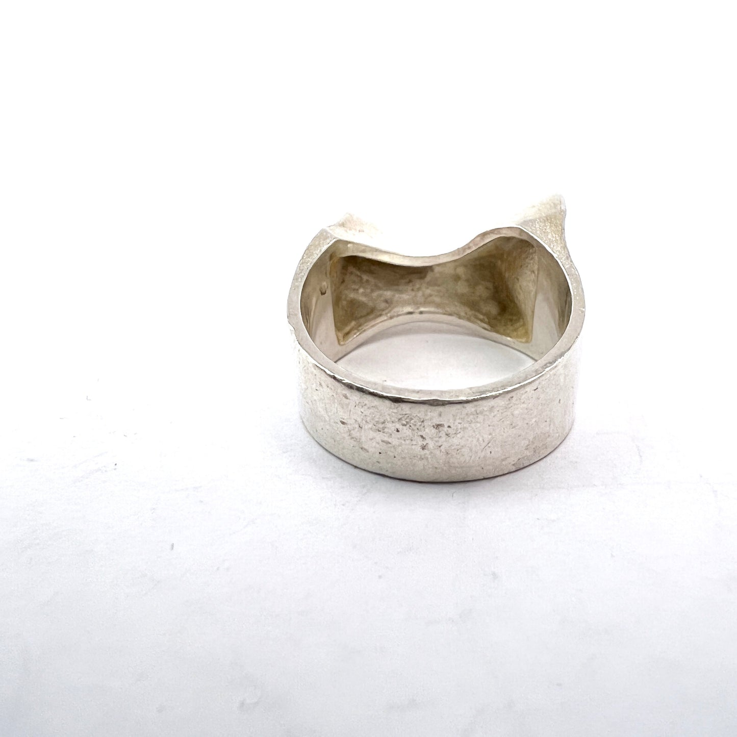 Bjorn Weckstrom, Lapponia, Finland 1974. Sterling Silver Ring. Design: Sirene