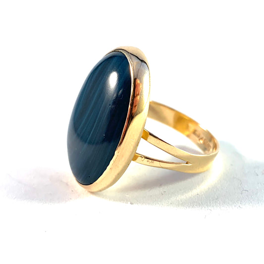 Lauris, Sweden Vintage 18k Gold Bergslagen-stone Ring.