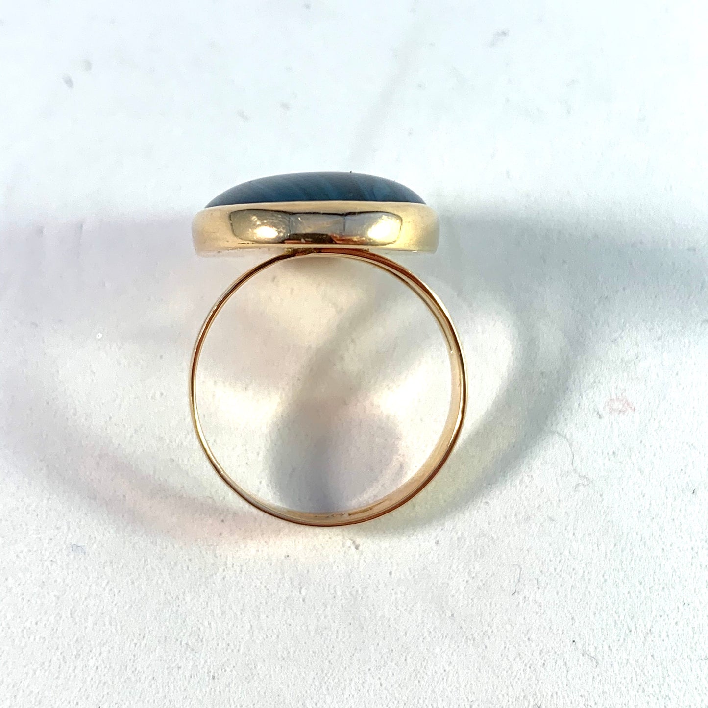 Lauris, Sweden Vintage 18k Gold Bergslagen-stone Ring.