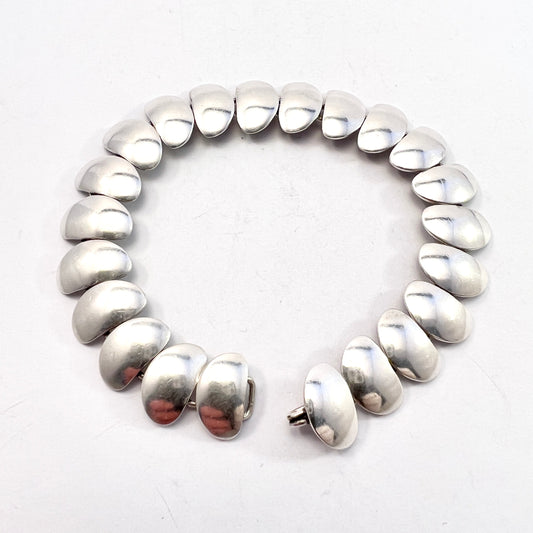 Michelsen, Stockholm 1947. Vintage Sterling Silver Bracelet.