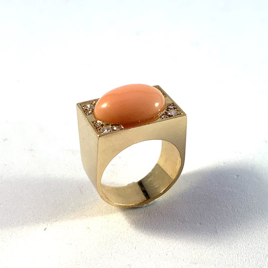 Carl Bucherer gold coral ring