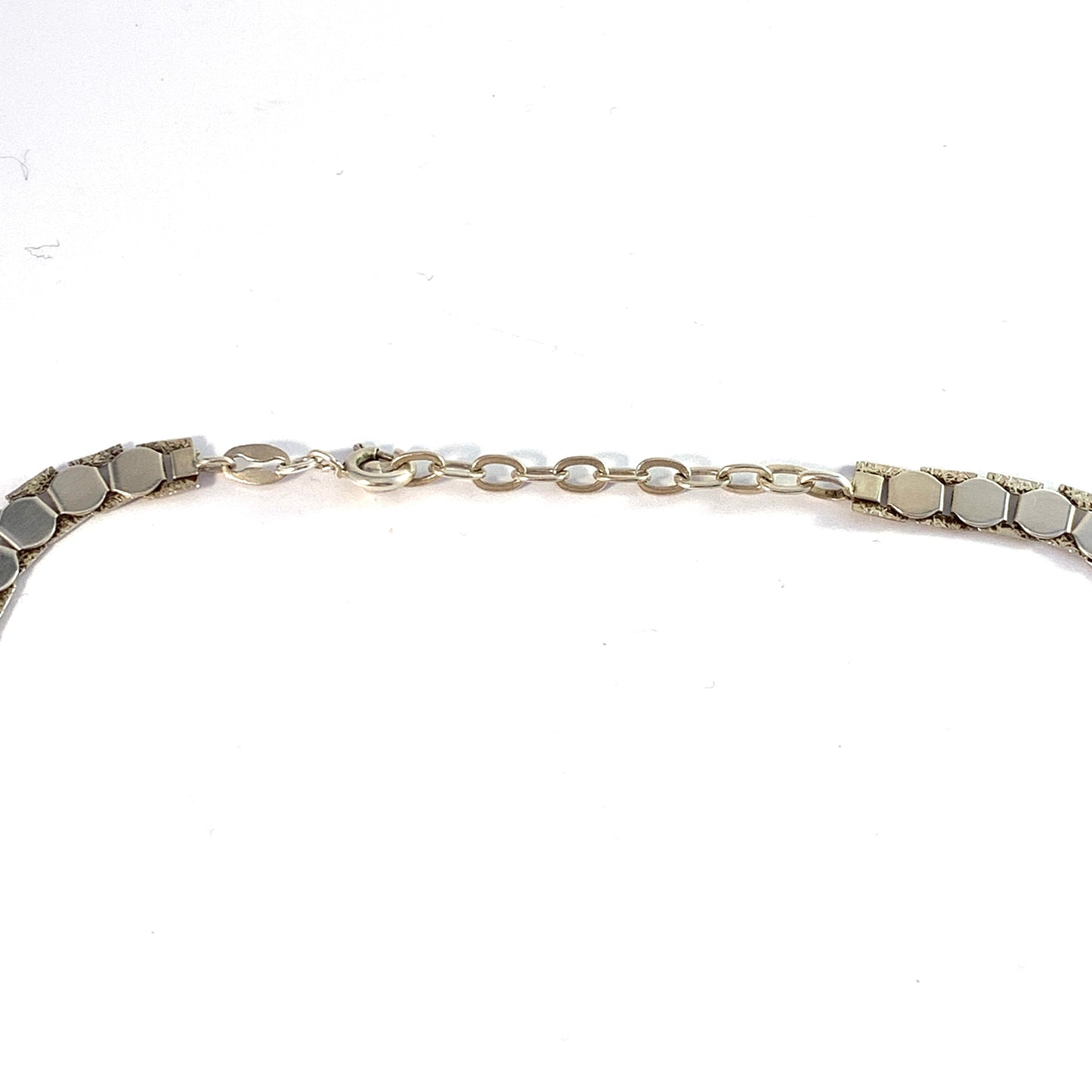 Friedrich Speidel, Germany, 1950s Solid 800 Silver Necklace.