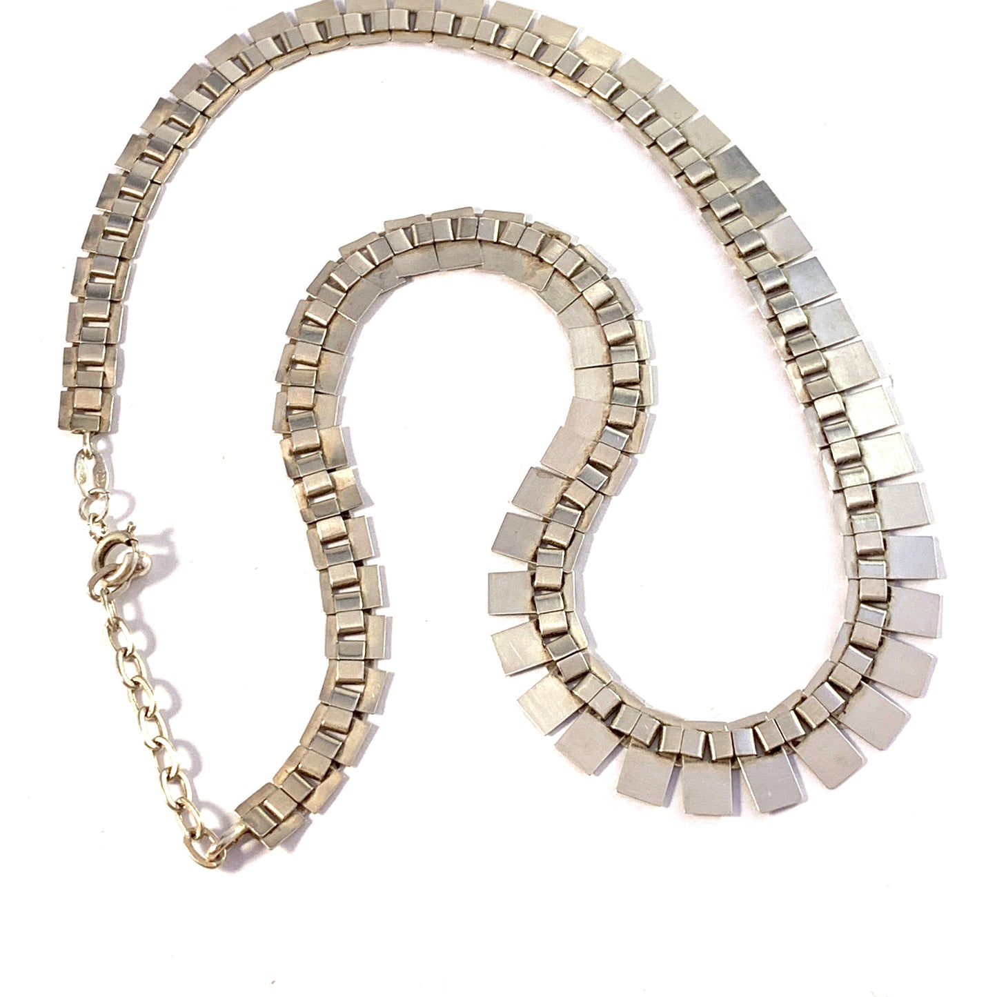 Friedrich Speidel, Germany, 1950s Solid 800 Silver Necklace.