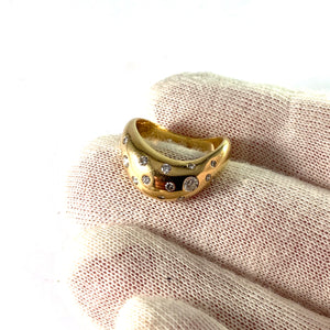 Fred of Paris Sapphire and Diamond Gold Ring