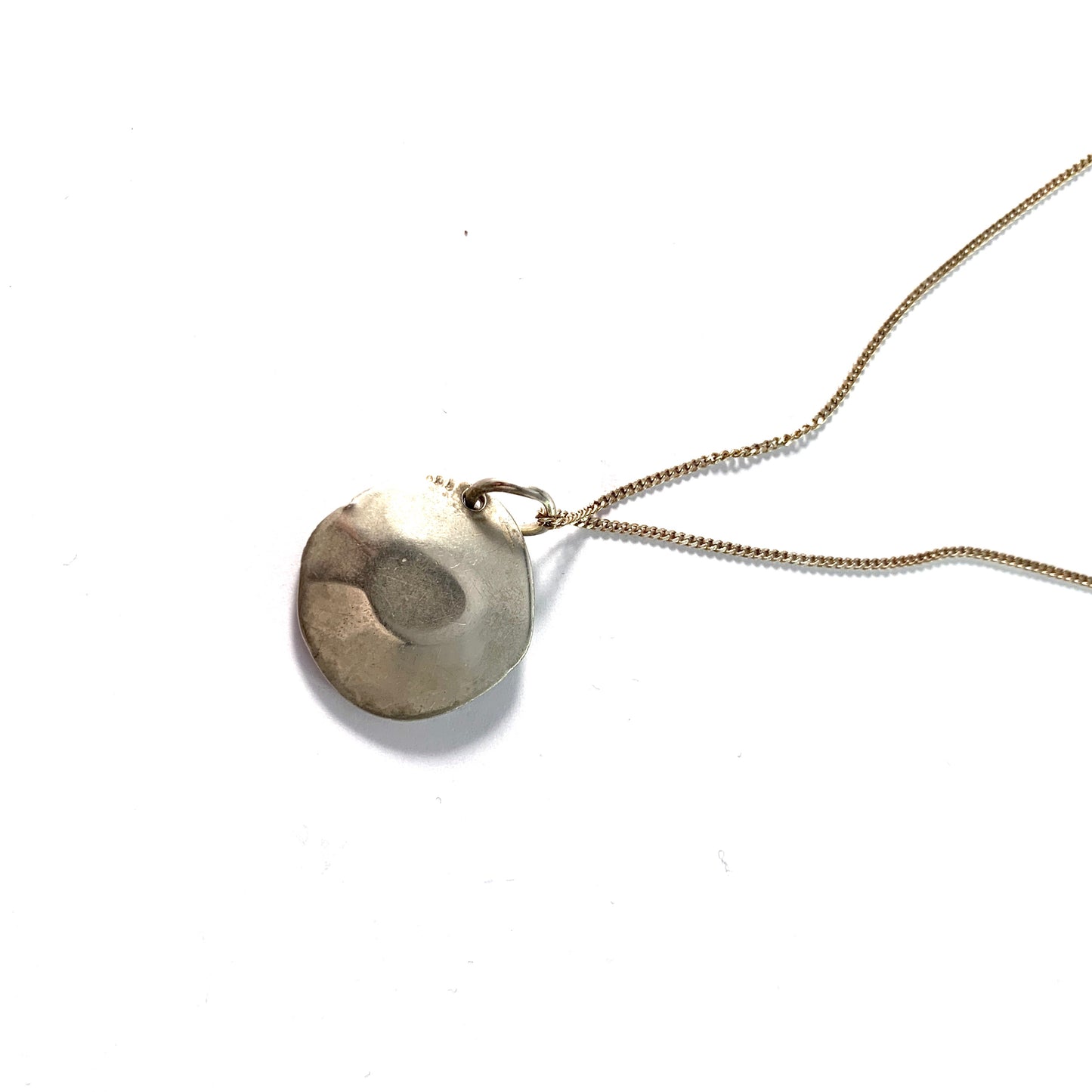 Owe Johansson, Sweden 1975. Sterling Silver Pendant Necklace.