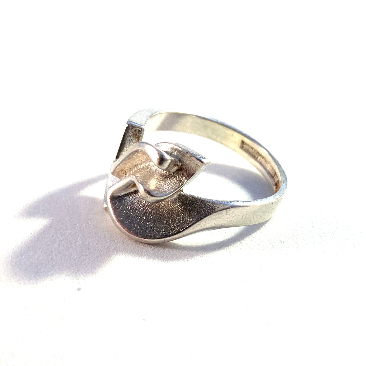 Lapponia, Finland Vintage 1987 Sterling Silver Ring.