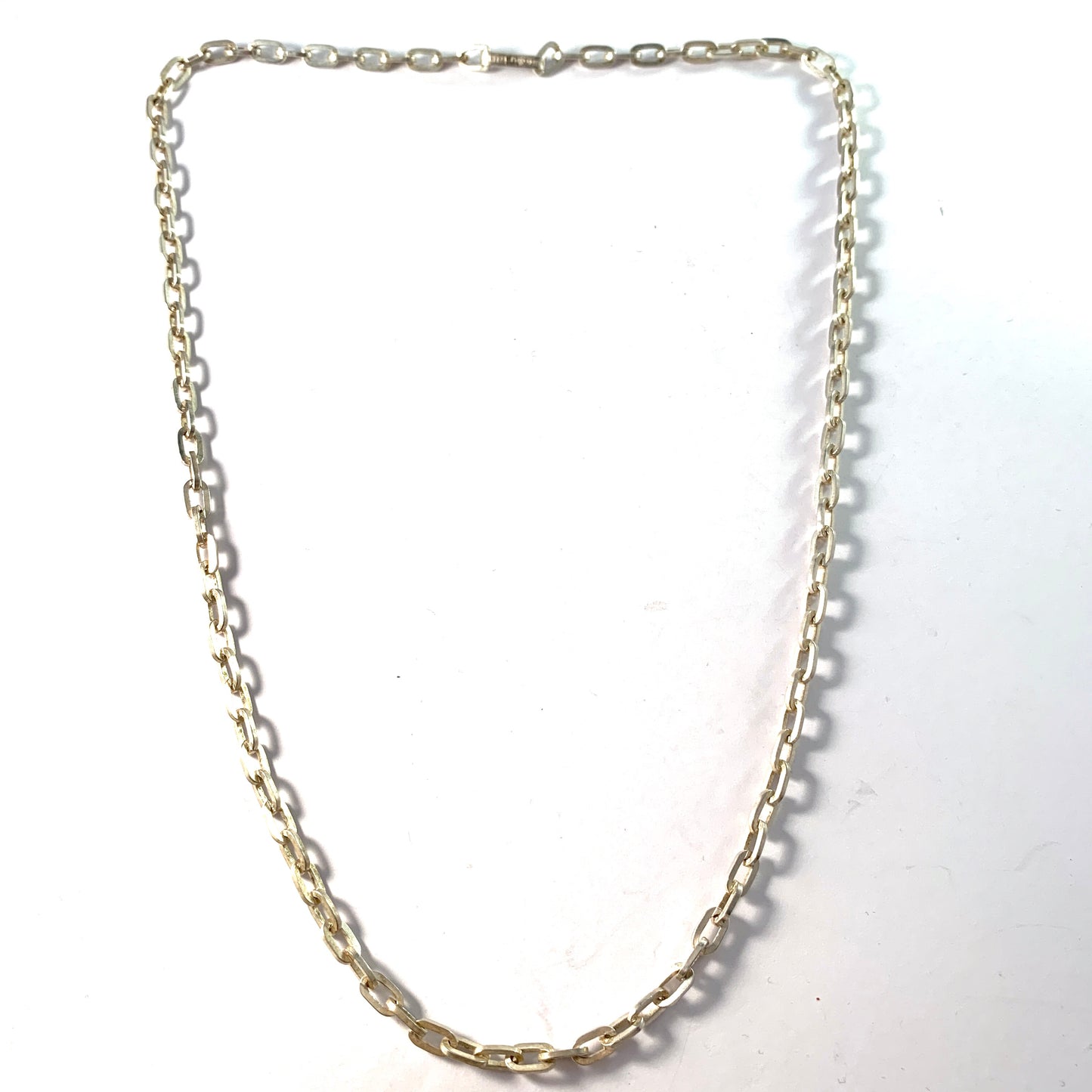 Claes E Giertta, Stockholm. Vintage Sterling Silver Chain Necklace. Signed