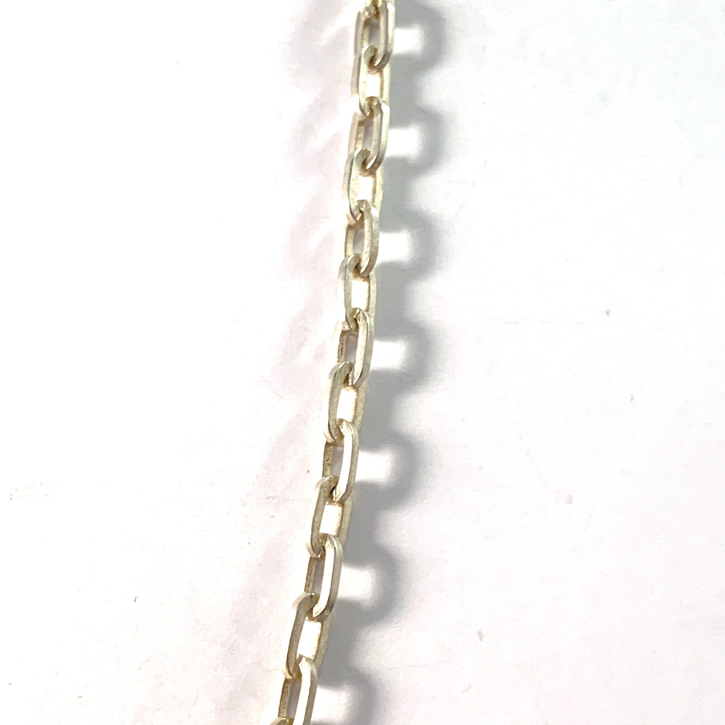 Claes E Giertta, Stockholm. Vintage Sterling Silver Chain Necklace. Signed