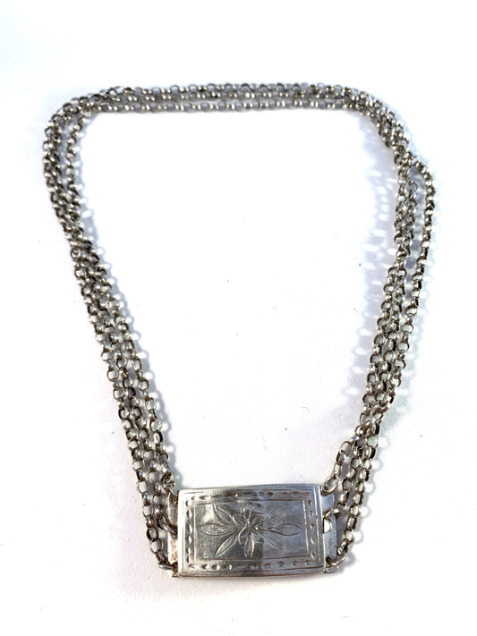 Georgian silver necklace