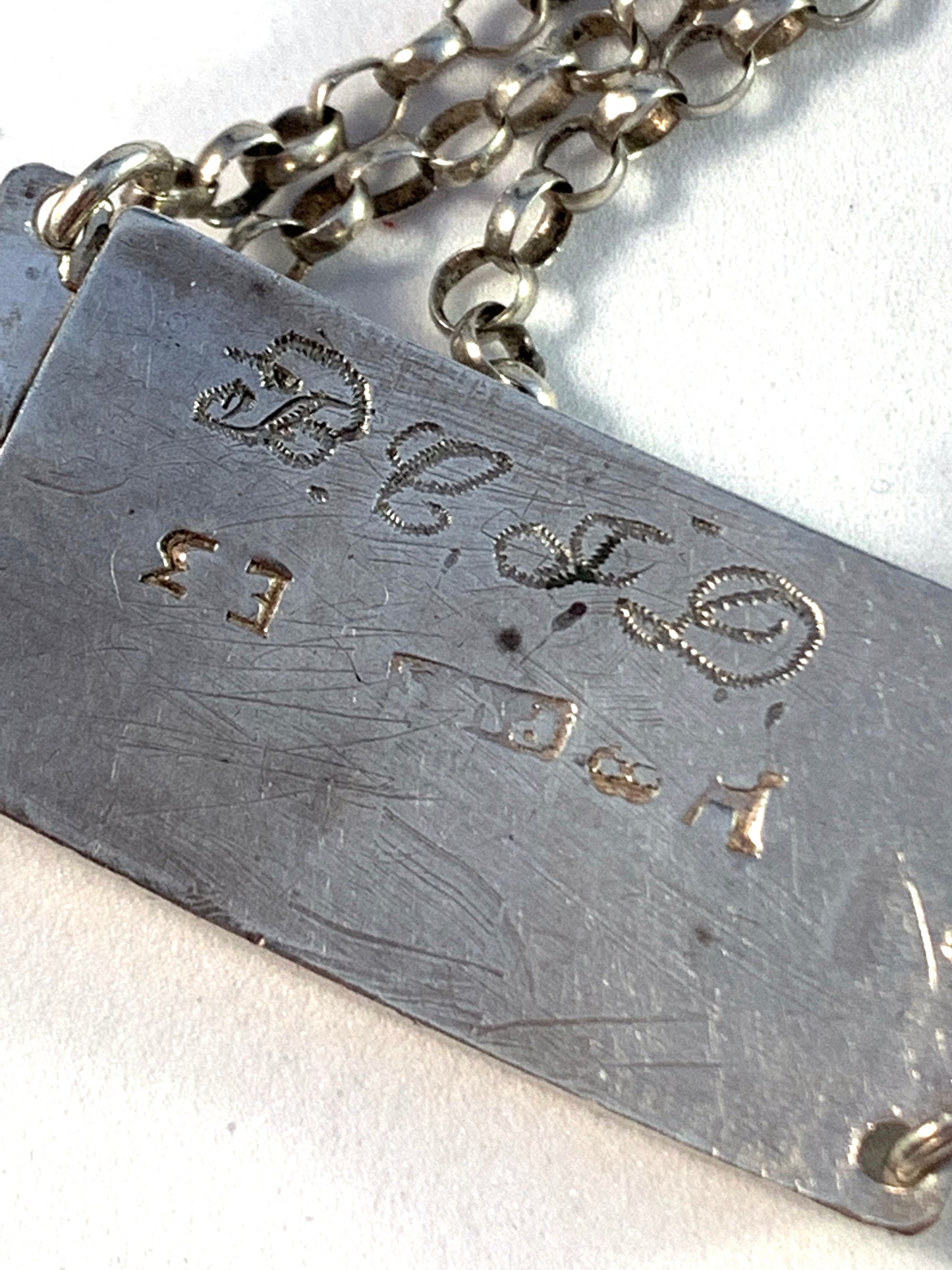Petter Wikström, Sweden year 1811 Georgian Solid Silver Traditional Engagement Choker Necklace.
