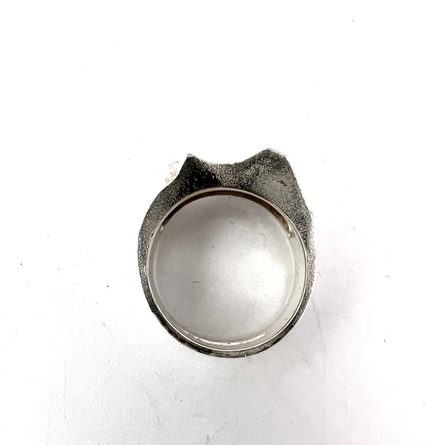 Bjorn Weckstrom, Lapponia Finland 1990. Sterling Silver Ring.