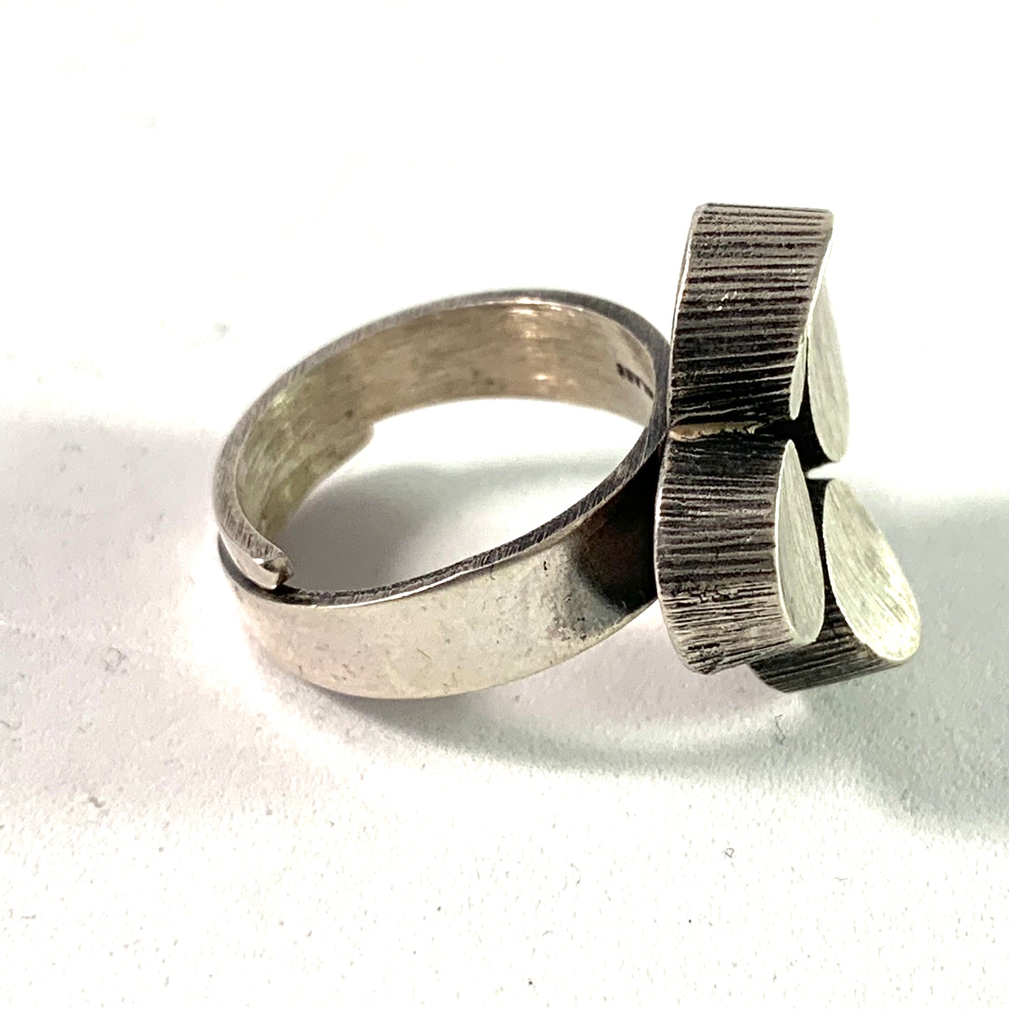 Karl Laine for Sten & Laine, Finland year 1973 Sterling Ring.