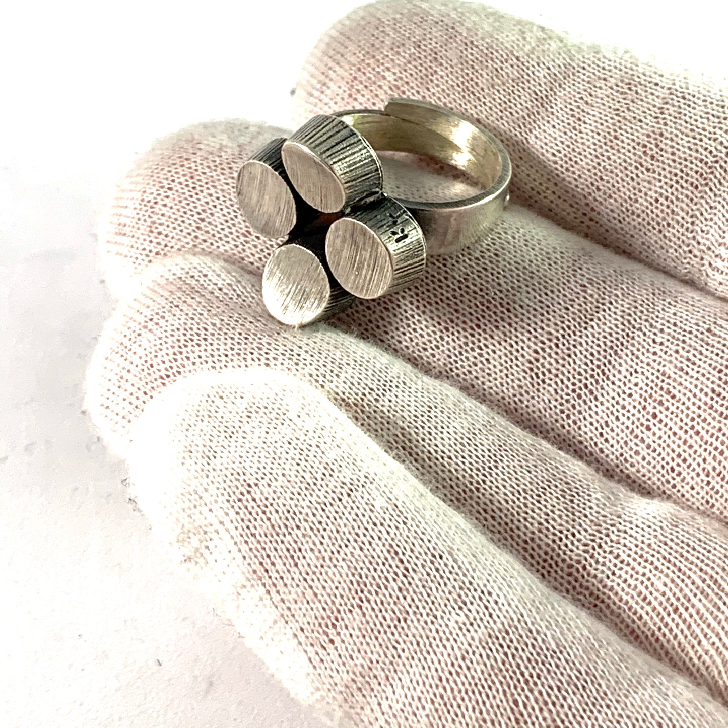 Karl Laine for Sten & Laine, Finland year 1973 Sterling Ring.