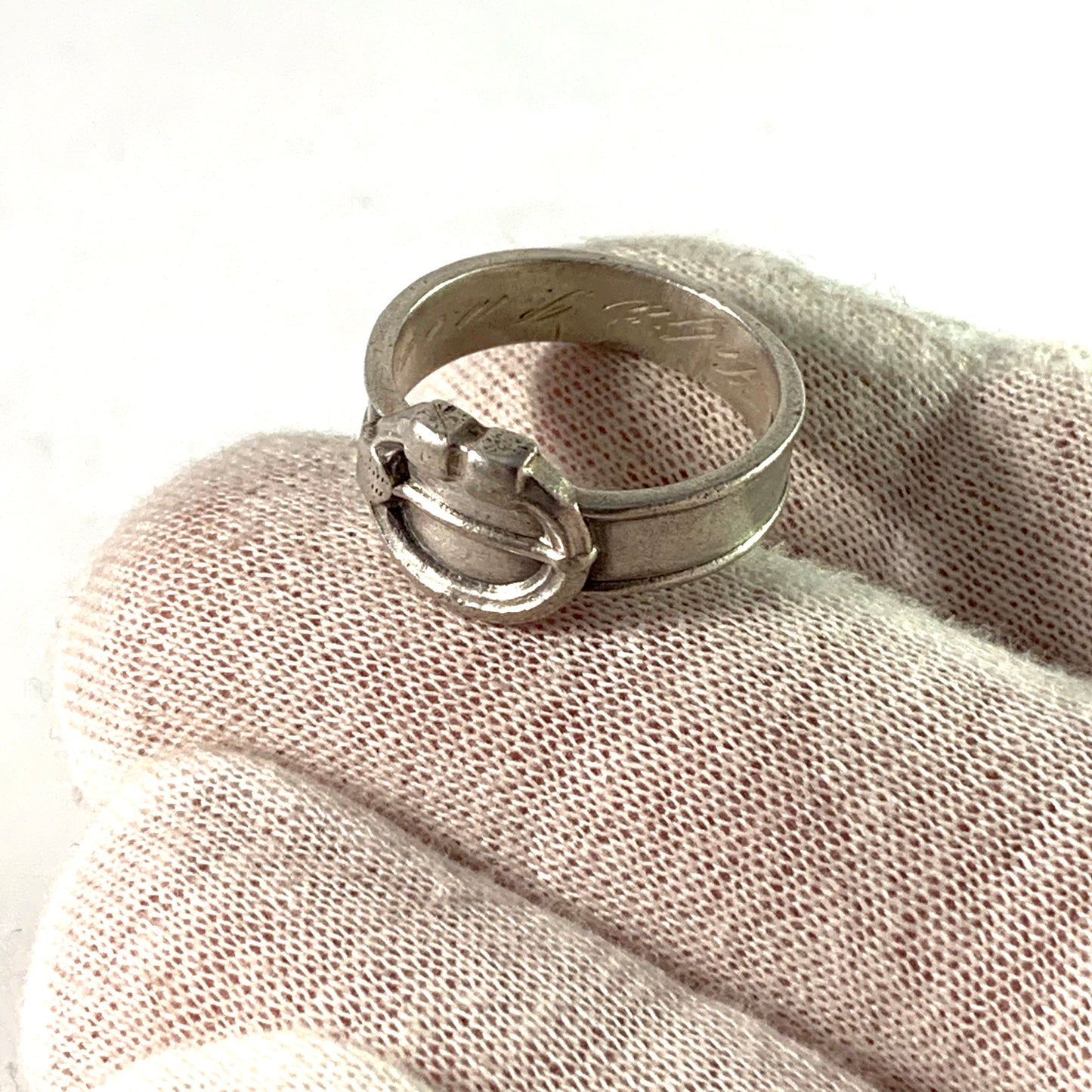 Veli.S, Finland year 1962 Solid 813 Silver Unisex Ring.