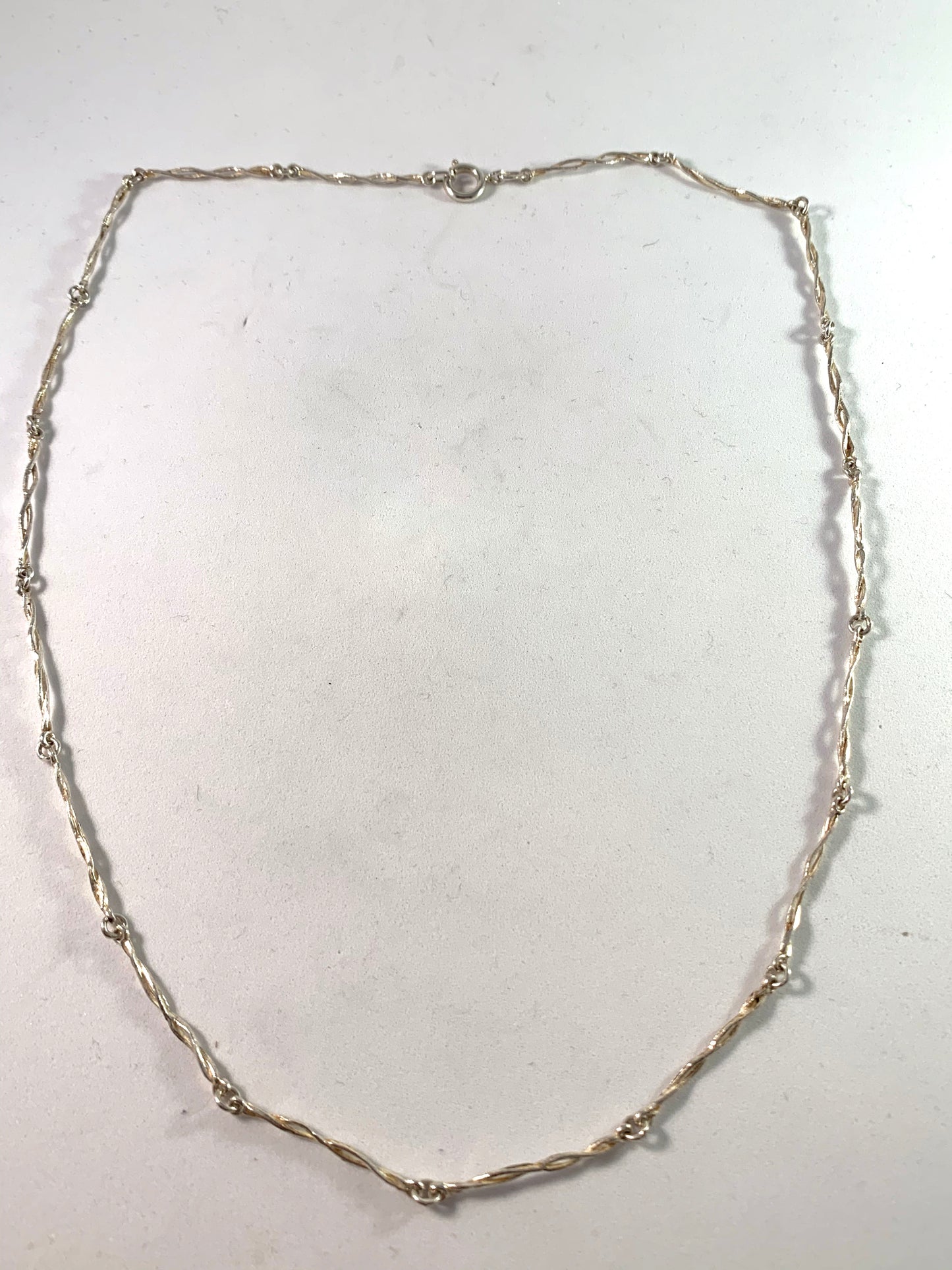 Salovaara, Finland Vintage Sterling Silver Necklace.