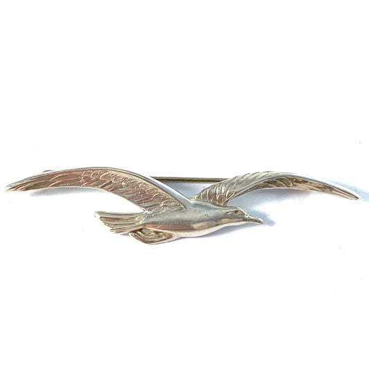 L.Gunnari, Finland 1938. Solid Silver Bird Brooch.