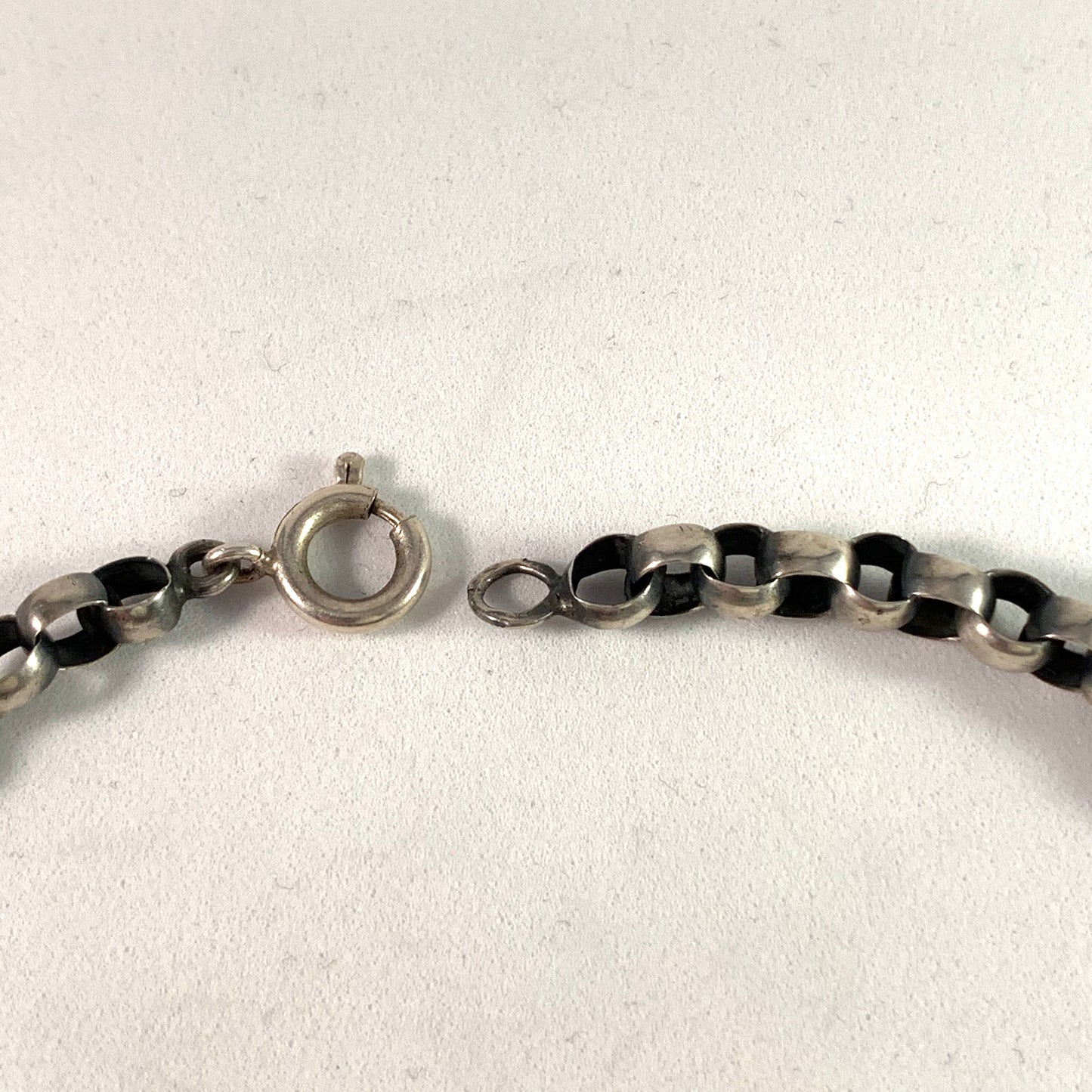 Alton, Sweden 1959 Silver Beads Necklace.