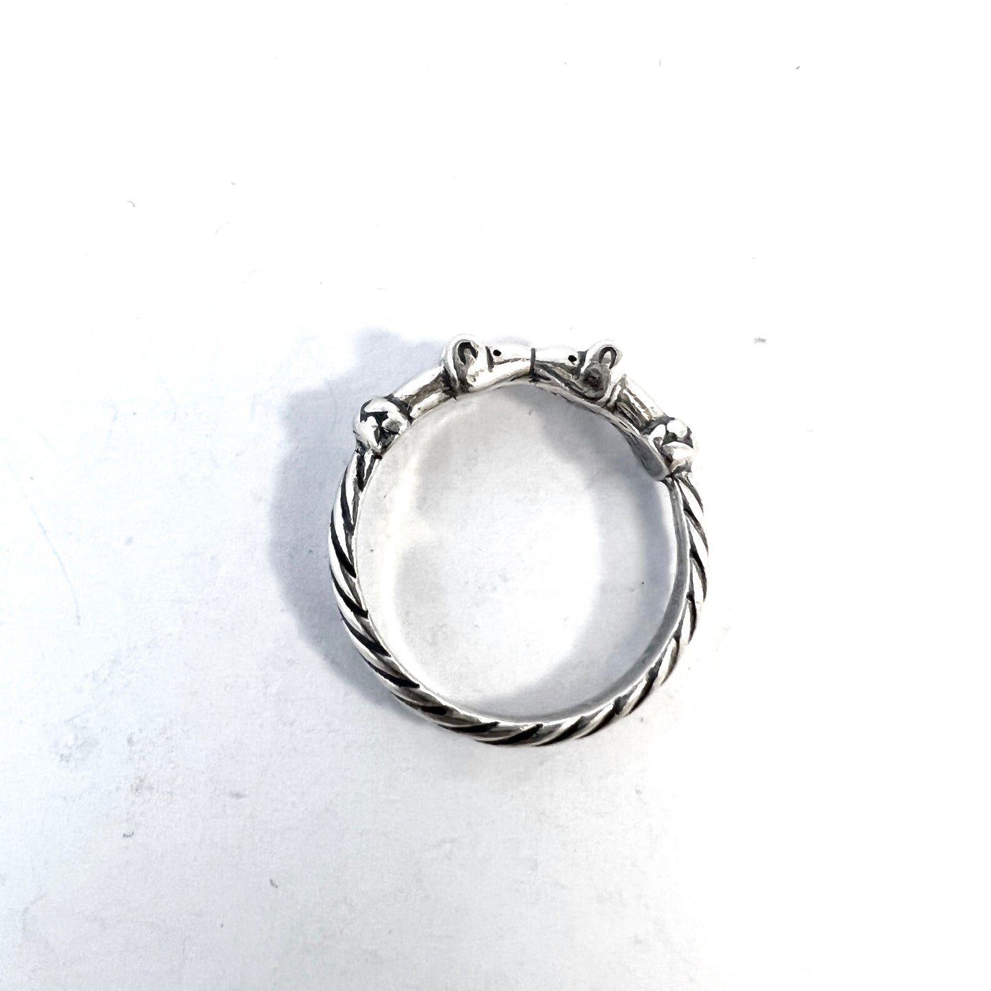 Kalevala Koru, Finland. Vintage Sterling Silver Ring. Design: Hirvenpää (Elk)