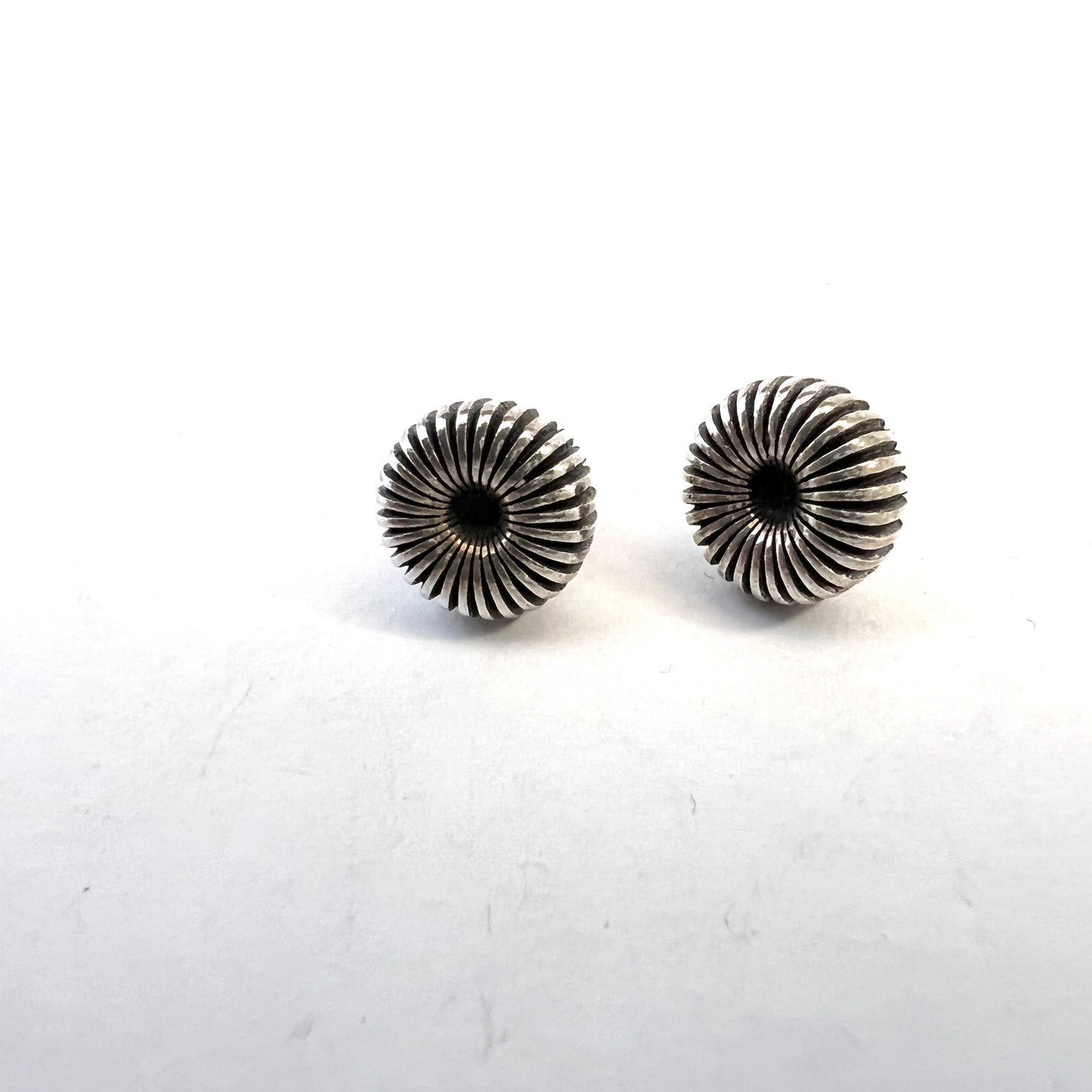 Kalevala Koru, Finland. Vintage Sterling Silver Stud Earrings.