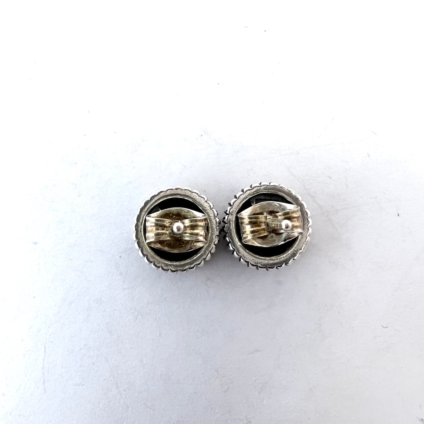 Kalevala Koru, Finland. Vintage Sterling Silver Stud Earrings.