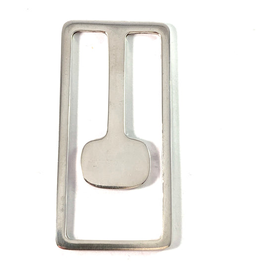 Georg Jensen, Denmark Vintage Mid Century Sterling Silver Money Clip. Design no 368.