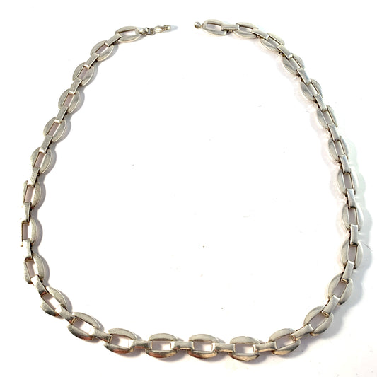 Vintage c 1970s. Sterling Silver Unisex Necklace. 20in. 1.9oz