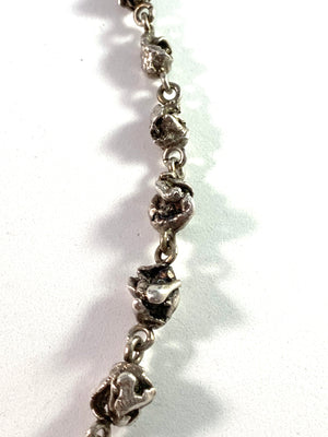 Aage Weimar, Copenhagen Mid Century Massive Silver Necklace.