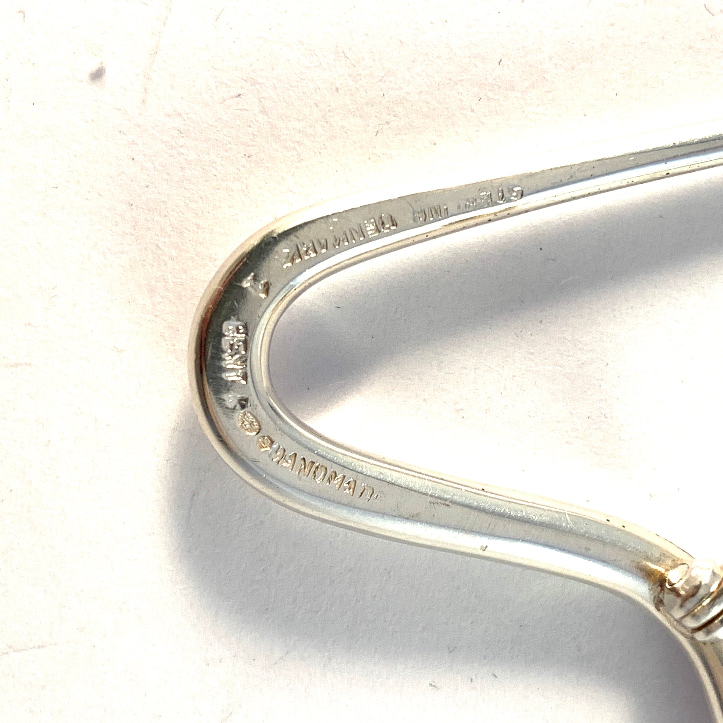 Bent Knudsen, Denmark 1950s. Vintage Sterling Silver Brooch. Design #1.