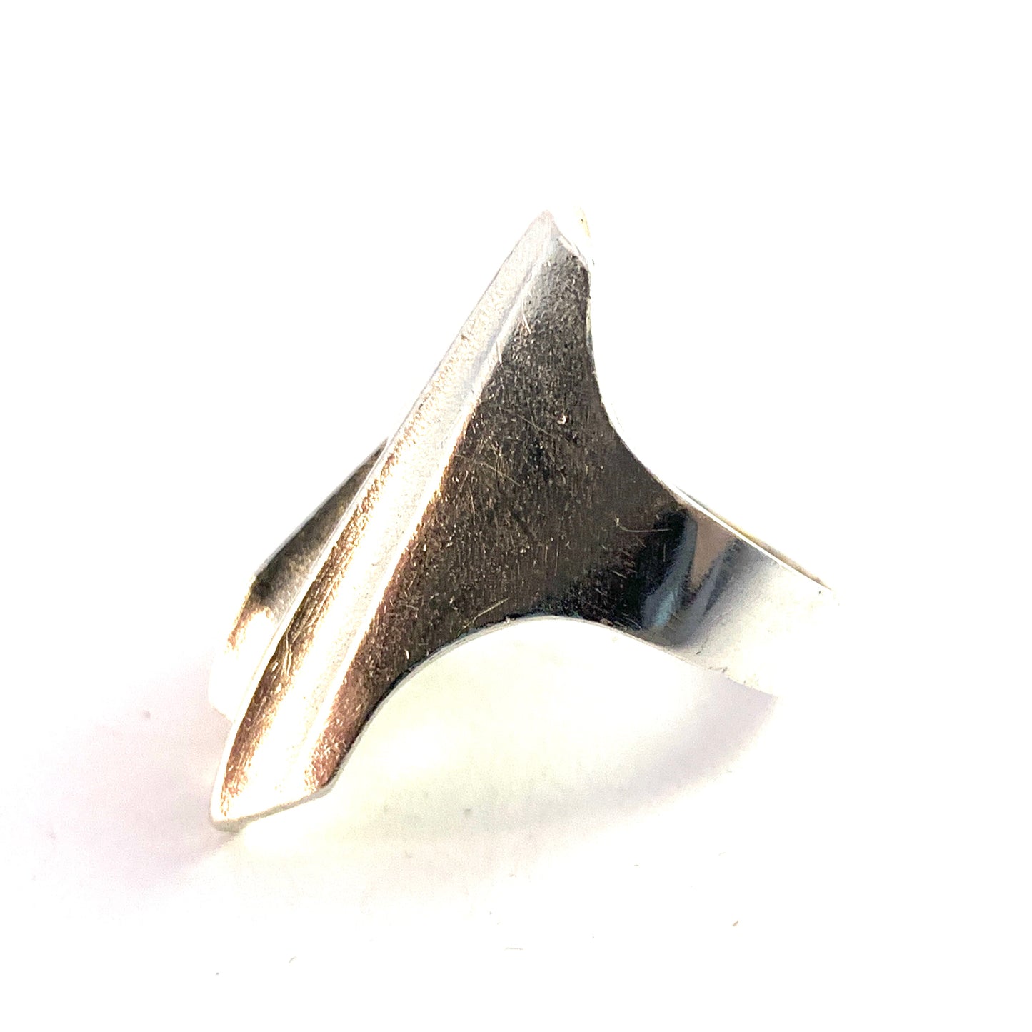 Bjorn Weckstrom for Lapponia, Finland 1985. Vintage Bold Sterling Silver Ring.