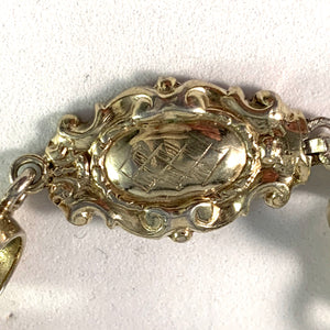 Adolf Bergman, Sweden 1849 Early Victorian Silver Bracelet.