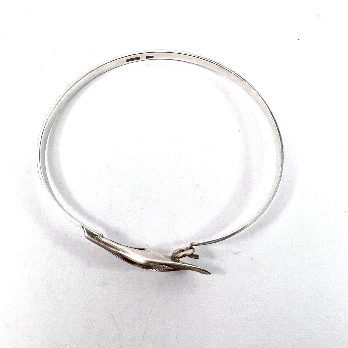 Valo-Koru, Finland 1980s. Sterling Silver Bangle Bracelet.