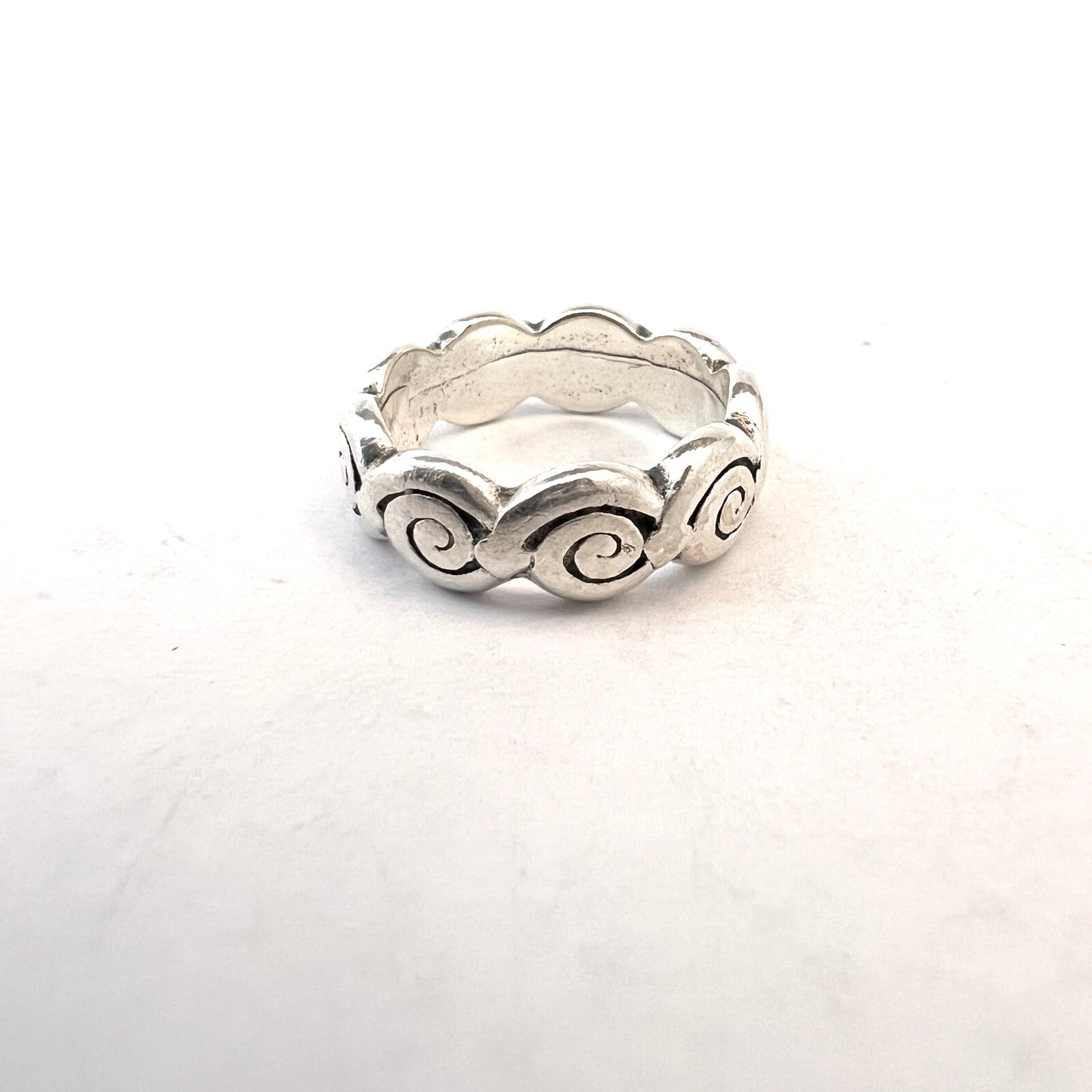 Kalevala Koru, Finland. Vintage Sterling Silver Ring.