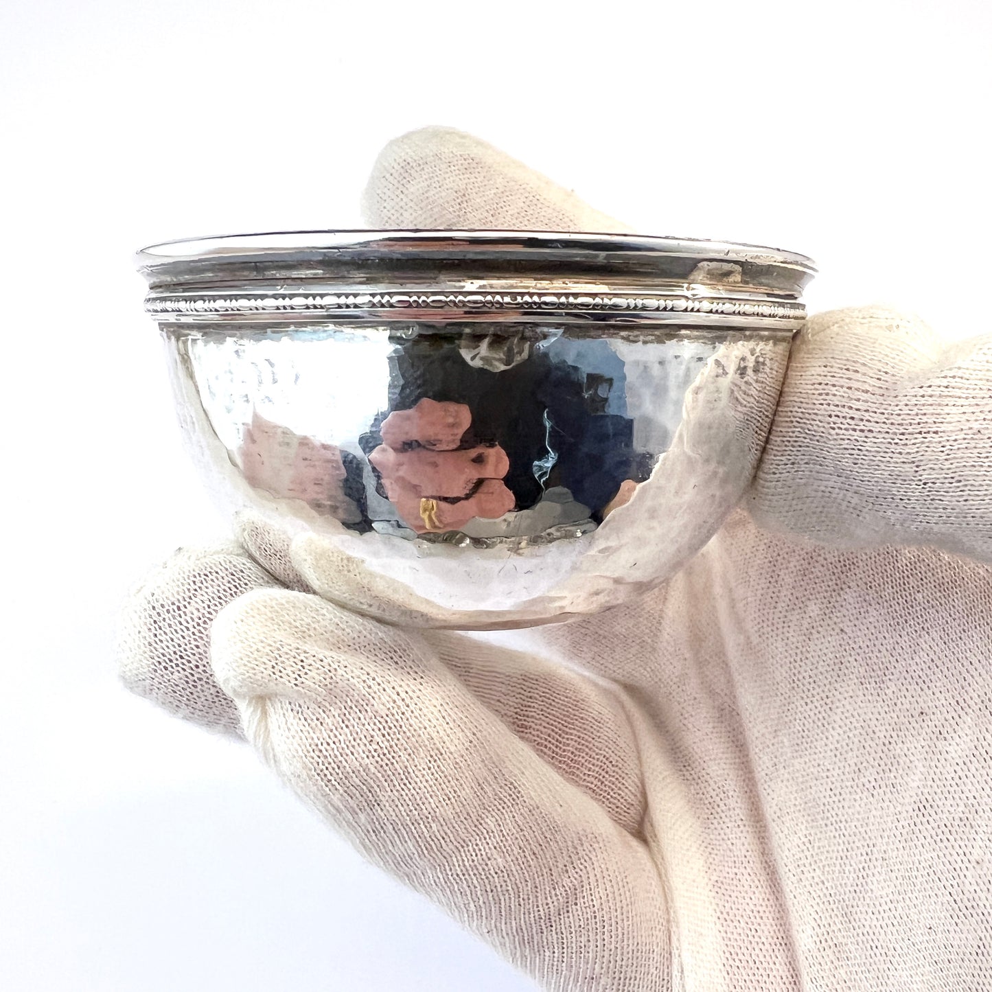 Sybil Dunlop, London 1921. Arts and Crafts Sterling Silver Tumbler Cup