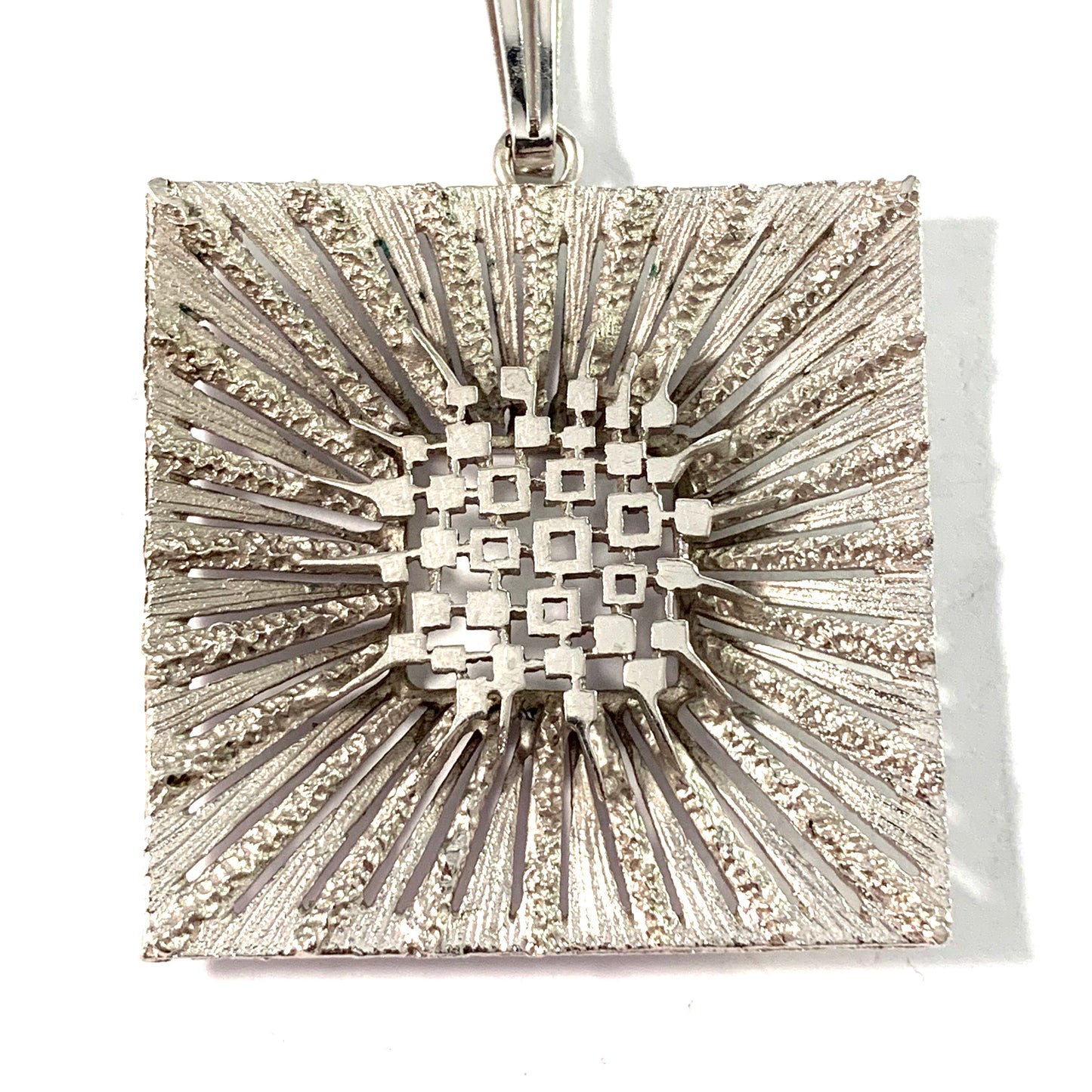 Friedrich Speidel, Germany, 1960s Solid 830 Silver Modernist Pendant.