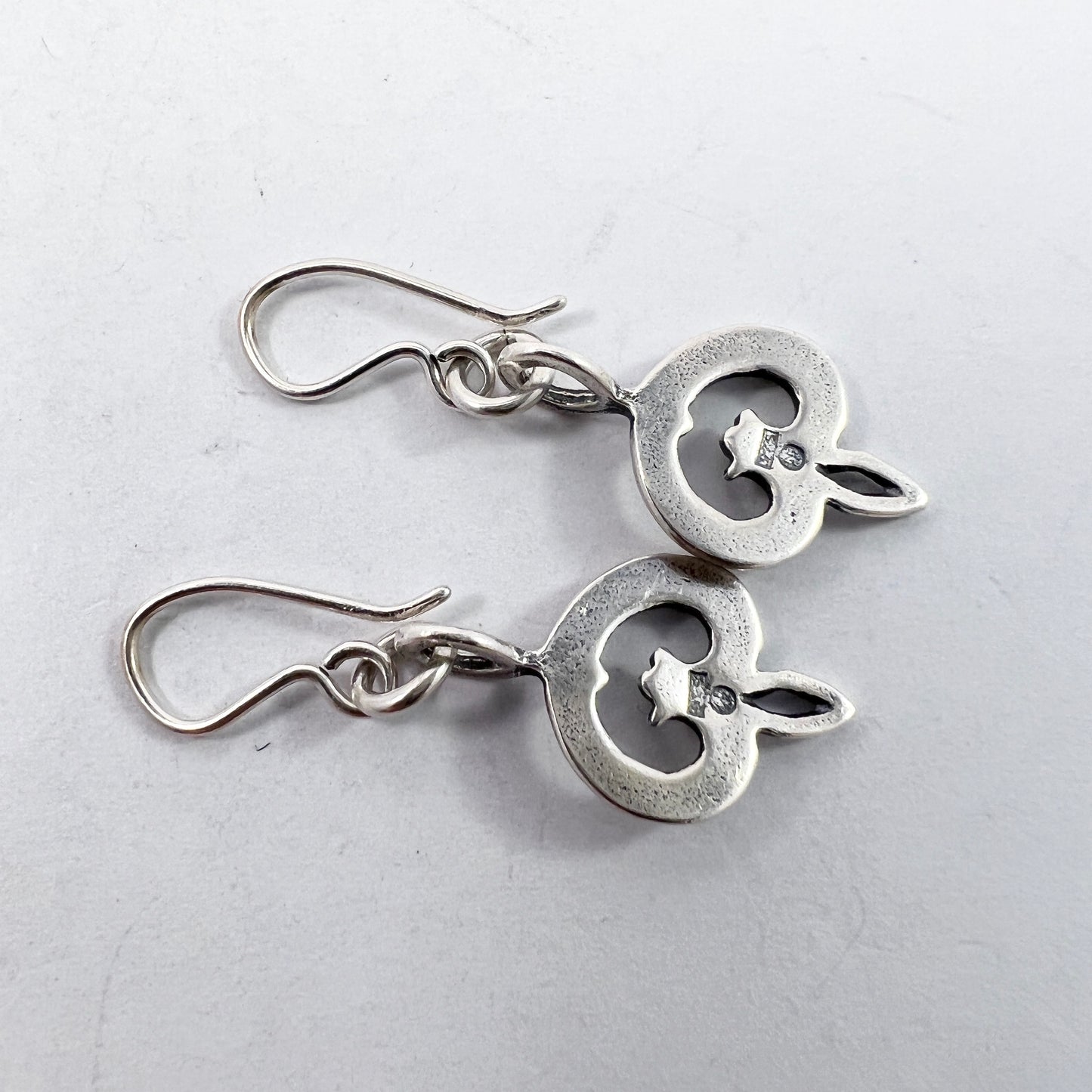 Kalevala Koru, Finland. Vintage Sterling Silver Earrings.