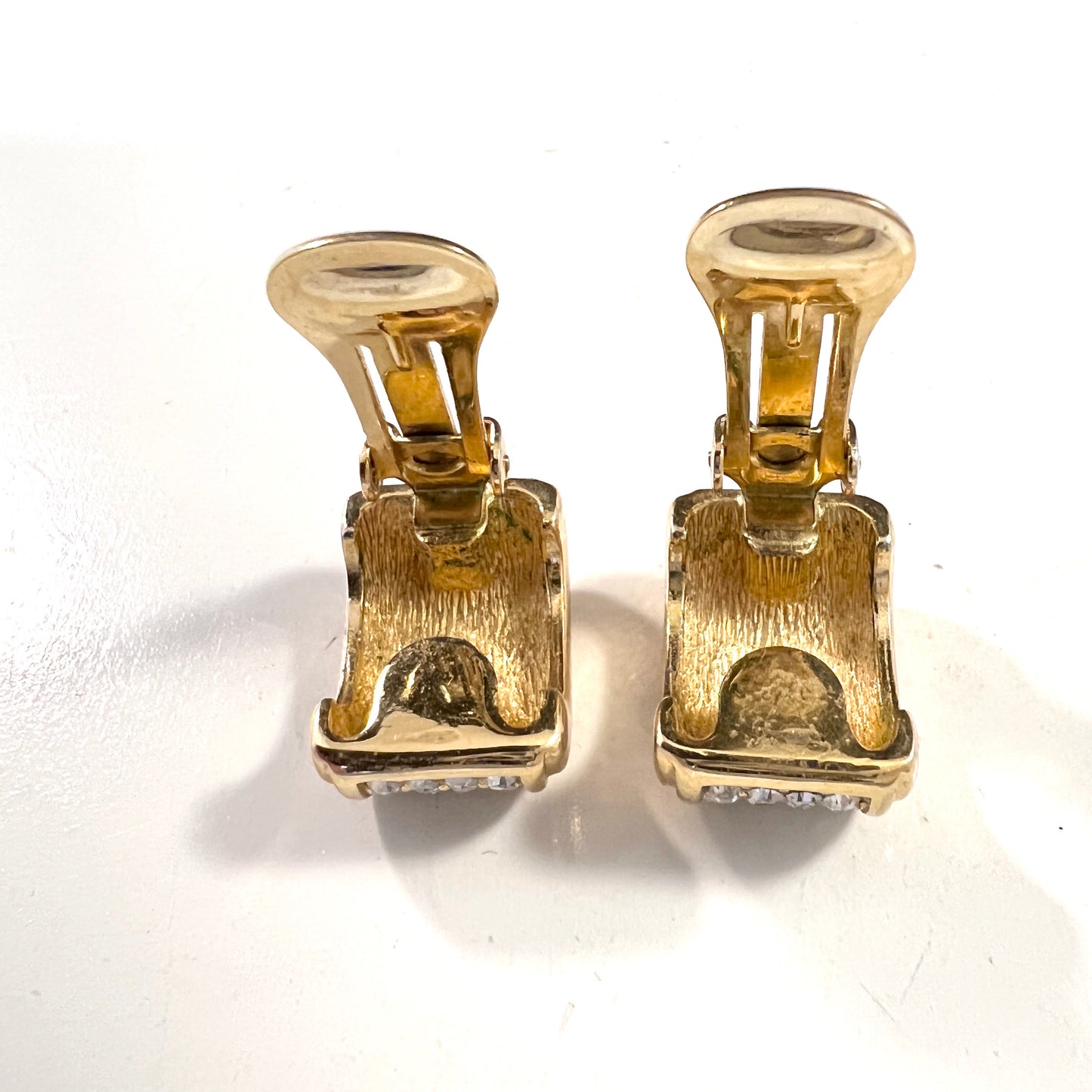 Christian Dior. Vintage Costume Jewelry Pair of Earrings.