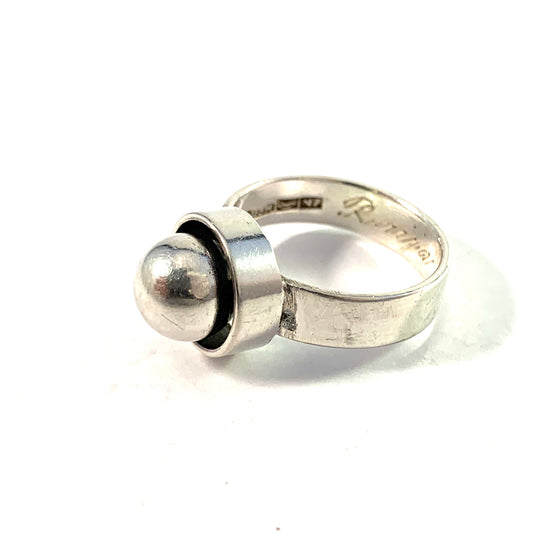 Erik Granit, Finland 1966. Vintage Solid Silver Ring