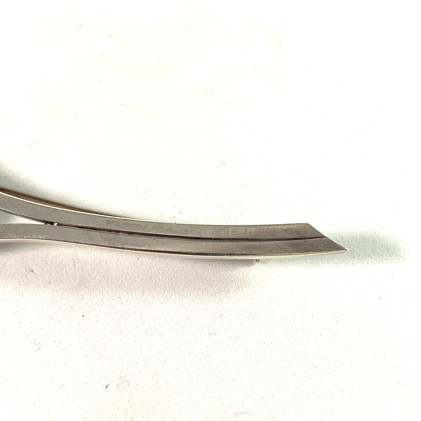 Hans Hansen. Denmark 1930-40s Sterling Large Pin Brooch. Design no 105