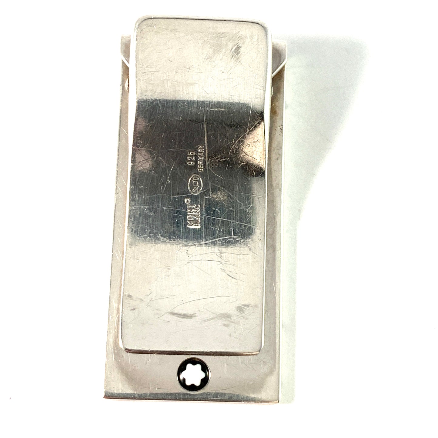 Montblanc, Germany. Vintage Sterling Silver Money Clip.