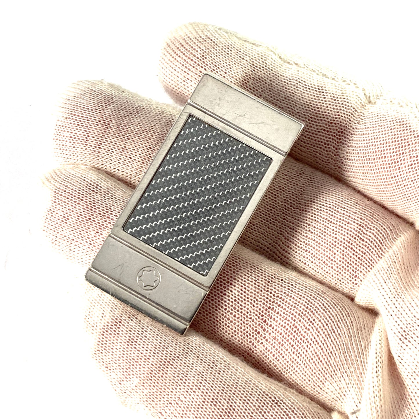 Montblanc, Germany. Vintage Sterling Silver Money Clip.