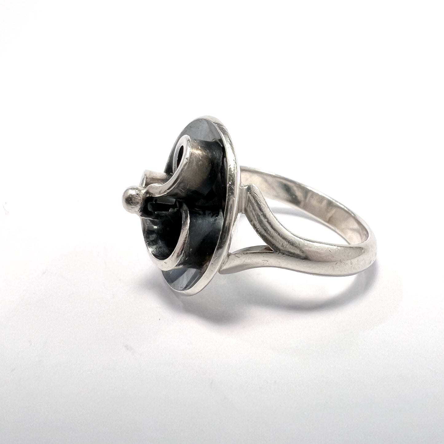 Niels Erik From, Denmark 1940-50s Sterling Silver Ring.