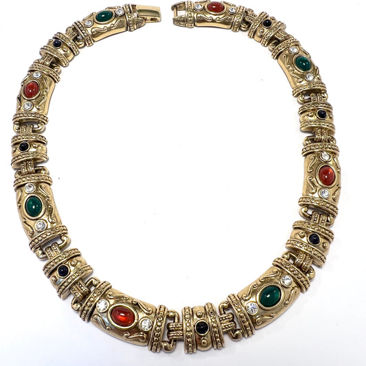 Vintage Massive 3.3oz Costume Jewelry Necklace.