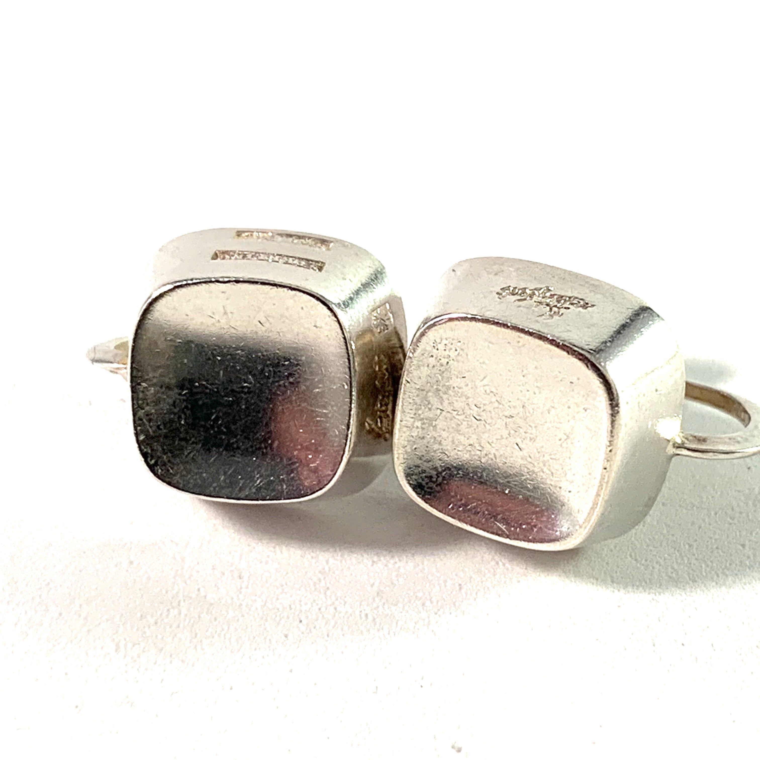 Sigurd Persson for Stigbert, Sweden 1959 Iconic Cube Design Sterling S – T  Niklasson Gallery