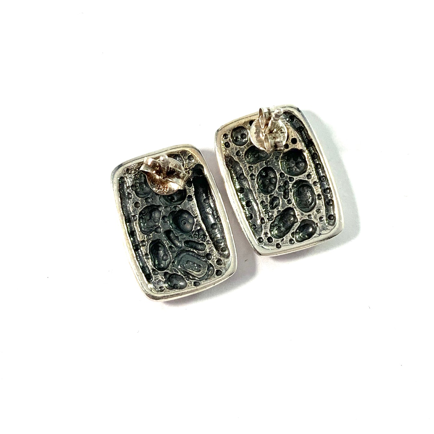 KM-a, Finland Vintage Sterling Silver Stud Earrings