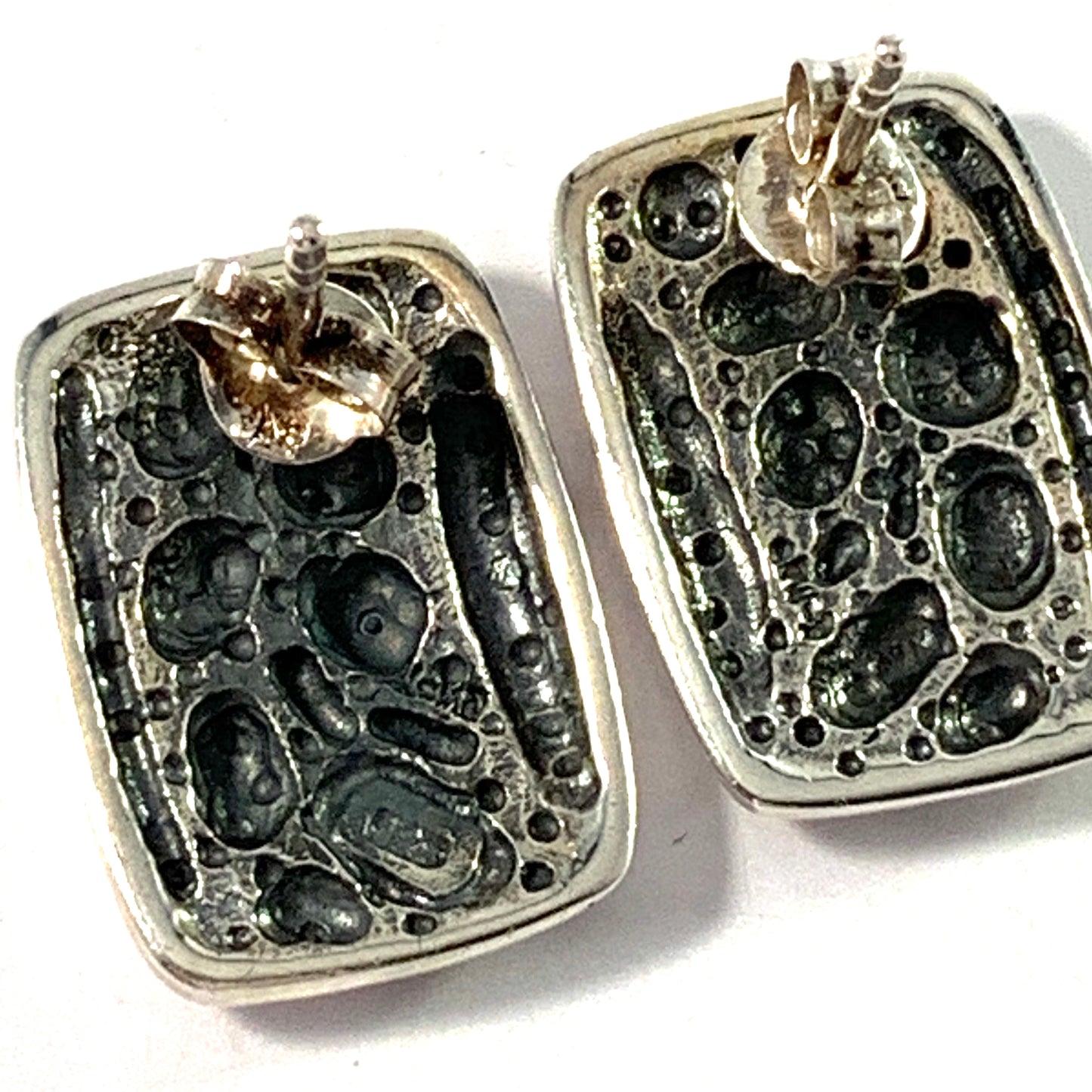 KM-a, Finland Vintage Sterling Silver Stud Earrings